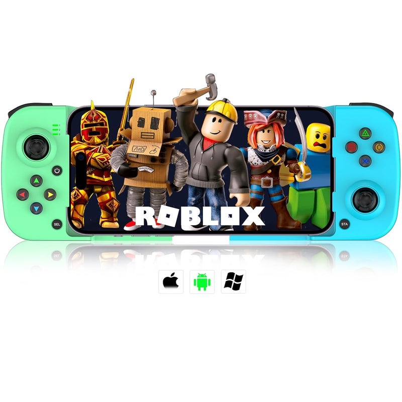 arVin Wireless Gaming Controller for iPhone Android Gamepad Joystick for iPhone 15/14/13, iOS, iPad, MacBook, Samsung Galaxy S23/22/21, TCL, One Plus, Tablet, PC, Call of Duty Mobile, Genshin, Diablo - Image 1